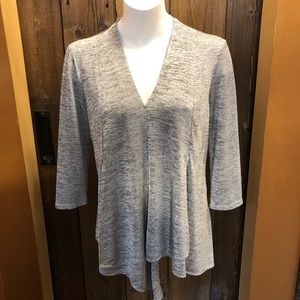 Joseph Ribkoff tunic silver grey size 10
